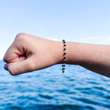 Black Spinel Chain Bracelet
