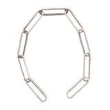 Claspless Chunky Paperclip Chain Bracelet