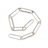 Claspless Chunky Paperclip Chain Bracelet
