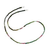 Claspless Small Cylinder Multicolor Tourmaline Strand