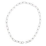 Claspless Heavy Paperclip Chain Bracelet