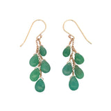 Emerald Cascade Earrings