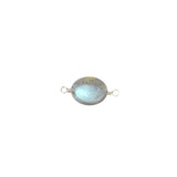Oval Gemstone Connector