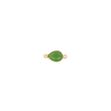 Small Organic Channel Set Chrome Diopside Connector