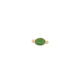 Small Organic Channel Set Chrome Diopside Connector