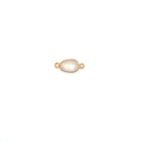 Medium Organic Channel Set Moonstone Connector