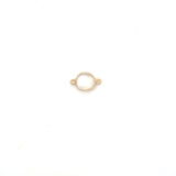 Medium Organic Channel Set Moonstone Connector