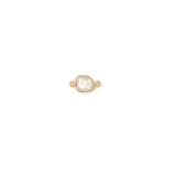 Medium Organic Channel Set Moonstone Connector