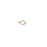 Small Organic Channel Set Moonstone Connector