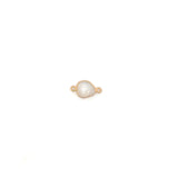 Small Organic Channel Set Moonstone Connector