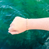 Green Garnet Chain Bracelet