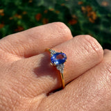 Tanzanite & Diamond Ring