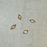 Medium Organic Channel Set Moonstone Connector