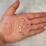 Medium Organic Channel Set Moonstone Connector