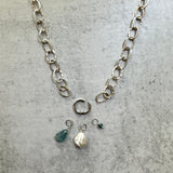 Claspless Hammered Oval Chain