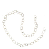 Claspless Hammered Oval Chain