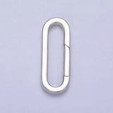 Long Flat Paperclip Invisible Clasp