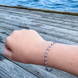 Iolite Chain Bracelet