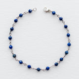 Lapis Chain Bracelet