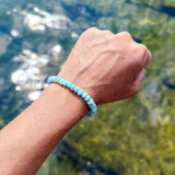 Large Larimar Bracelet