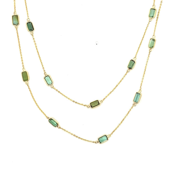 Channel Set Necklaces The Golden Cleat