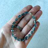 Geometric London Blue Topaz Bracelet