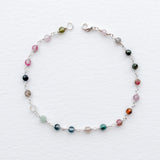 Multi-Tourmaline Chain Bracelet