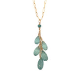 Ocean Kyanite Cascade Necklace