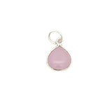 Channel Set Heart Shape Pendant
