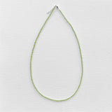 Tiny Round Peridot Strand