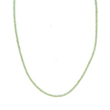 Tiny Round Peridot Strand