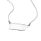 Puerto Rico Island Necklace