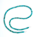 Claspless Medium Round Turquoise Strand