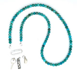 Claspless Medium Round Turquoise Strand