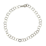 Round Flat Cable Chain Bracelet