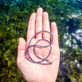 Tiny Round Blue Sapphire Strand