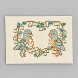 Embroidered Card (Lily Love Birds)
