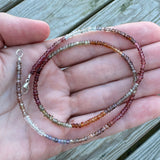 Claspless Small Ombre Tundu Sapphire Strand