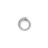 Medium Snake Invisible Clasp with Champagne Diamond Eyes