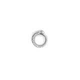 Small Snake Invisible Clasp with Champagne Diamond Eyes