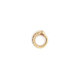 Small Snake Invisible Clasp with Diamond Eyes