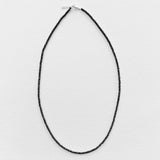 Tiny Round Black Spinel Strand