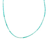 Tiny Round Ombre Amazonite Strand