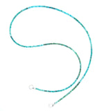 Claspless Tiny Round Multicolor Turquoise Strand