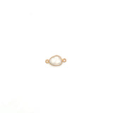 Medium Organic Channel Set Moonstone Connector