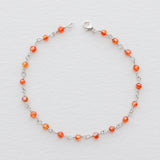 Carnelian Chain Bracelet