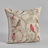 Throw Pillow (Winter Birds)