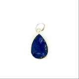 Channel Set Pear Shape Pendant