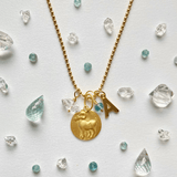 Aries Zodiac Charm in 18K Gold