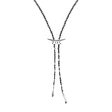 Signature Cleat Gemstone Bolo Necklace